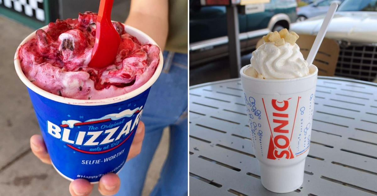 Dairy Queen Sonic desserts with new flavors