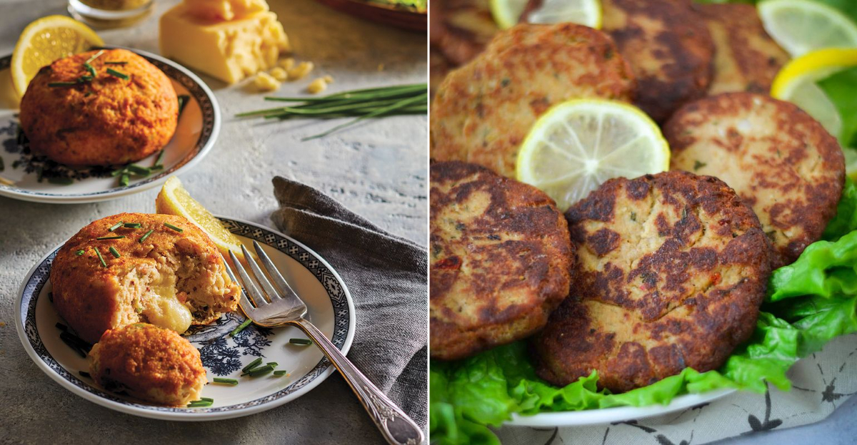 different variations of fish cakes