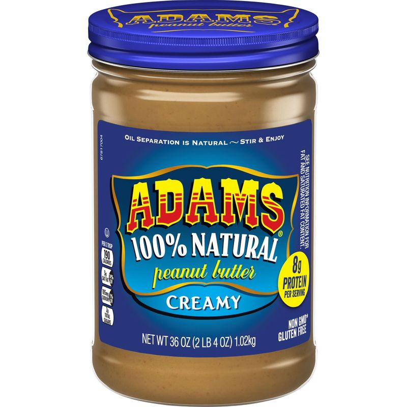 Adams 100% Natural Peanut Butter