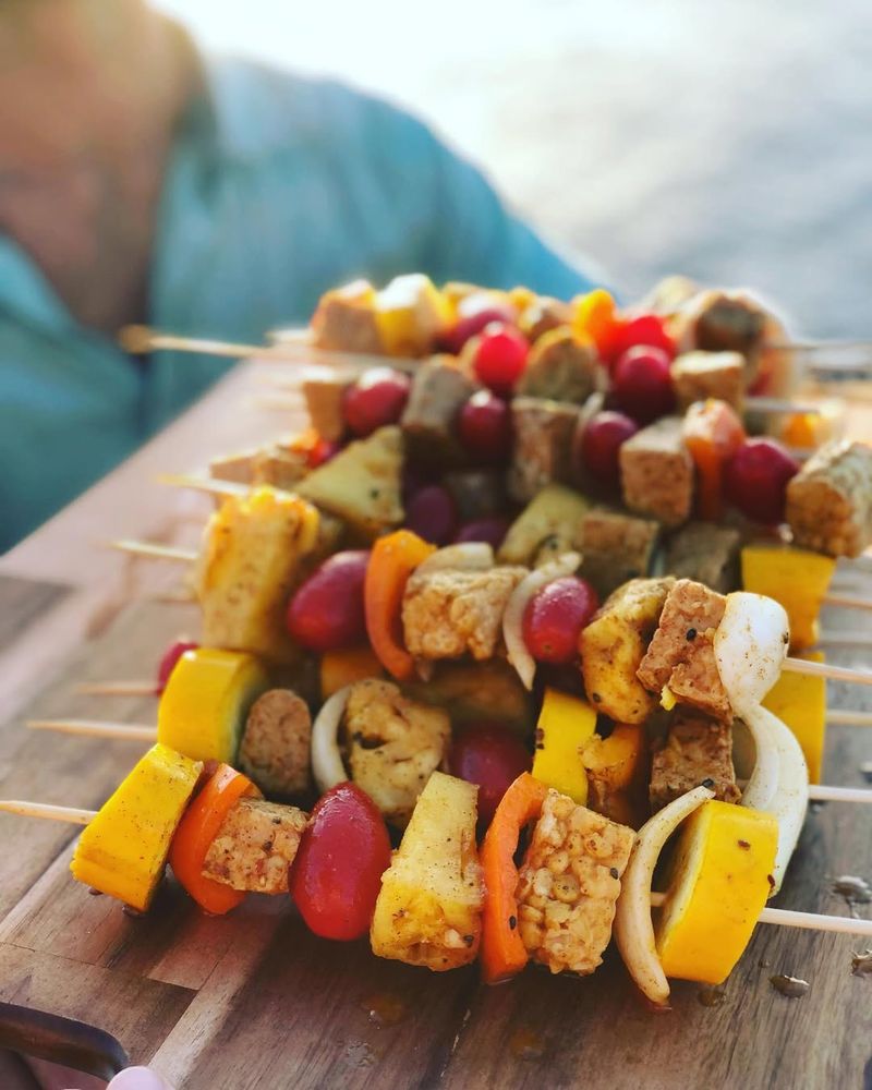 BBQ Tempeh Skewers