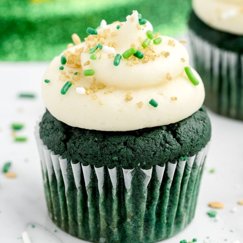 Green Velvet Cupcakes