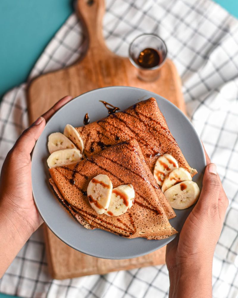 Banana Nutella Crepes