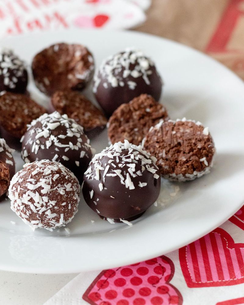 Cacao and Coconut Truffles