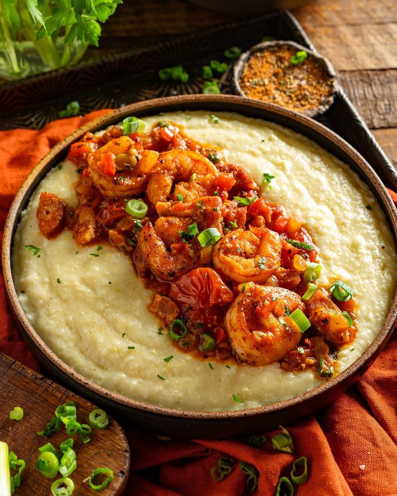 Cajun Shrimp and Grits