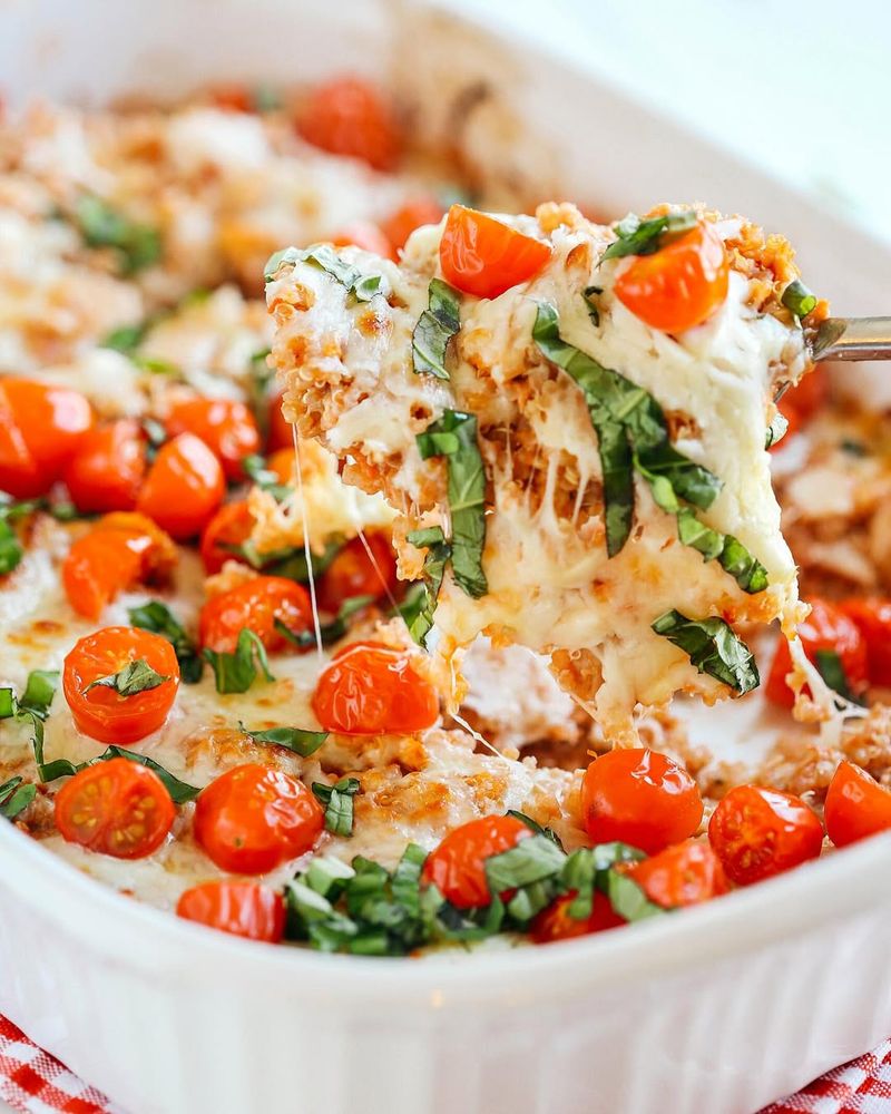 Caprese Chicken Casserole