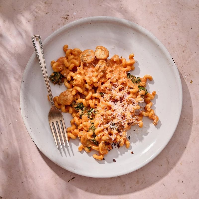 Cavatappi with Creamy Marinara