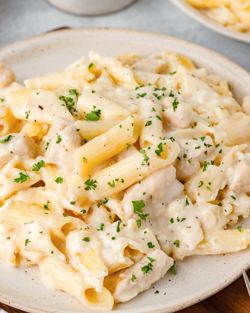 Chicken Alfredo Casserole