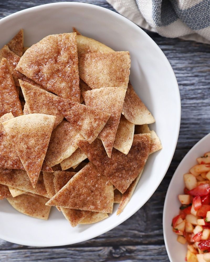 Cinnamon Sugar Tortilla Chips