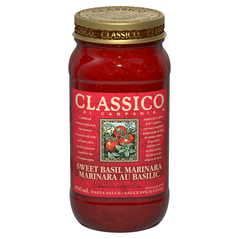 Classico Traditional Sweet Basil Marinara Sauce