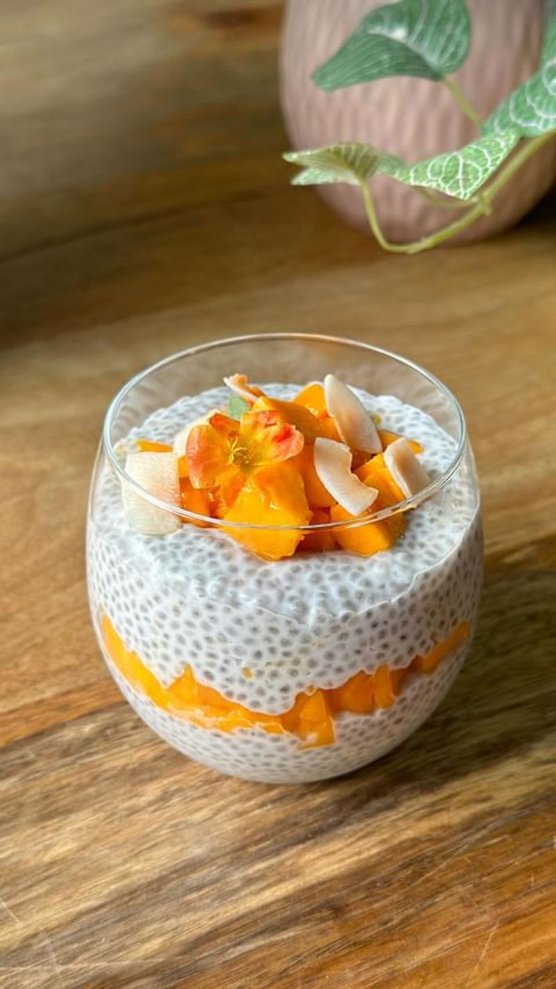 Coconut Mango Chia Pudding