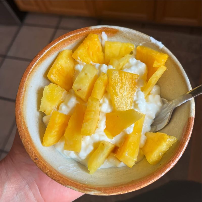 Cottage Cheese and Pineapple