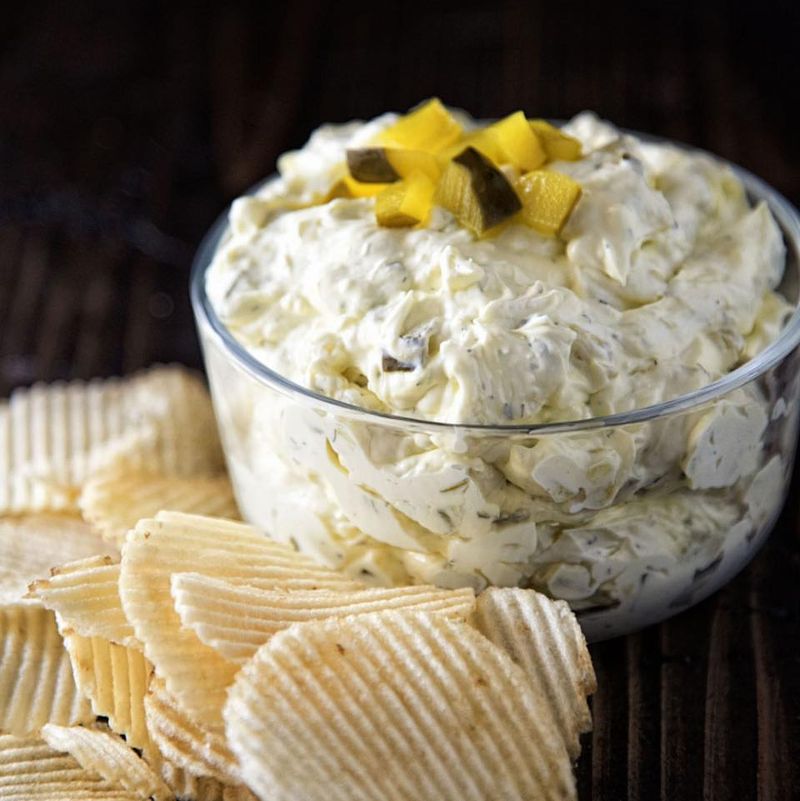 Dill Pickle Cream Cheese Dip