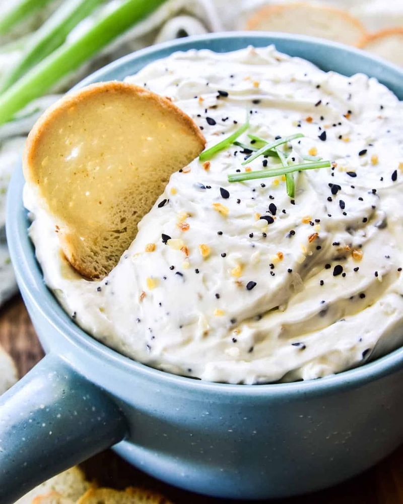 Everything Bagel Cream Cheese Dip