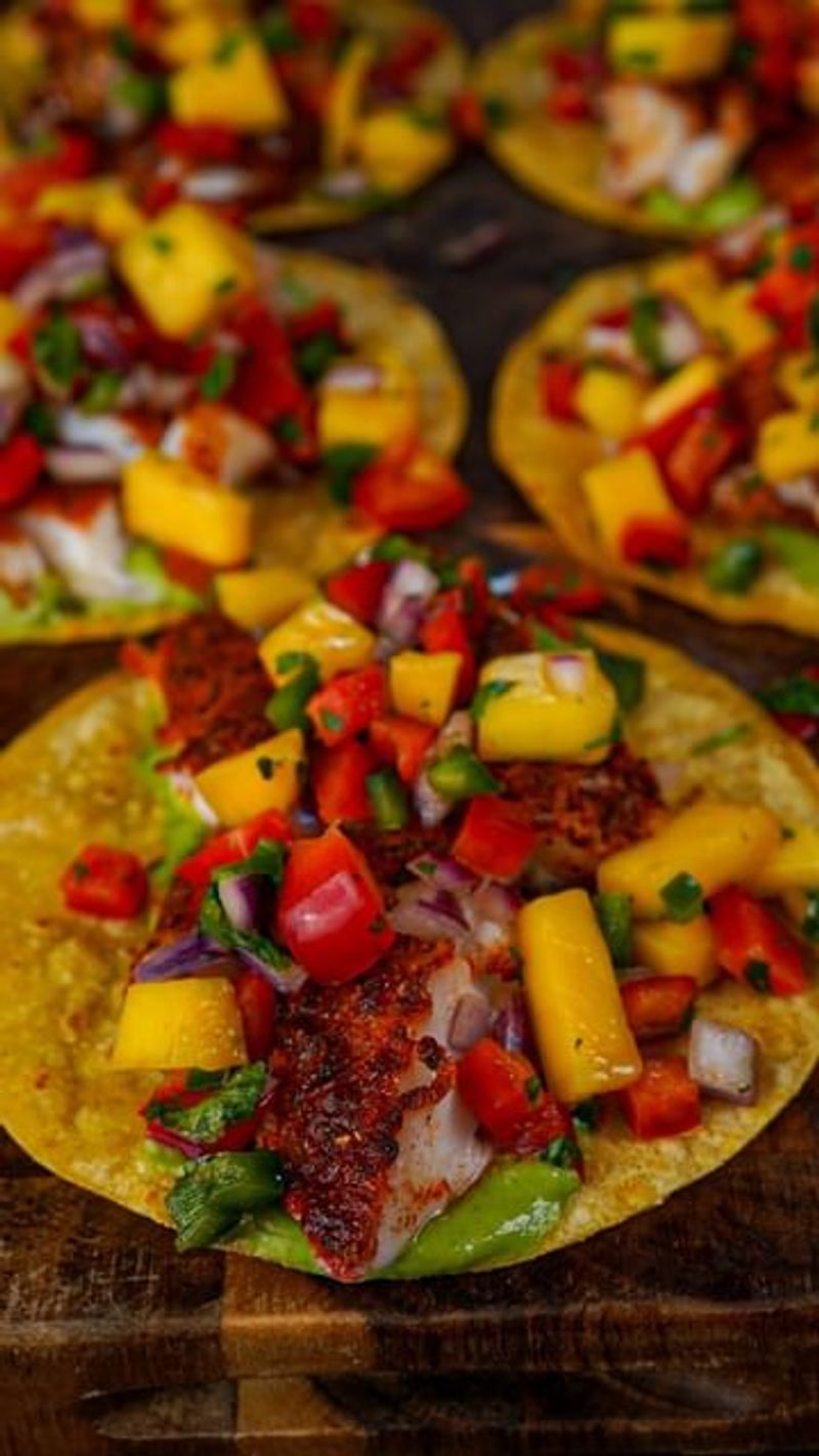 Fish Tacos with Mango Salsa