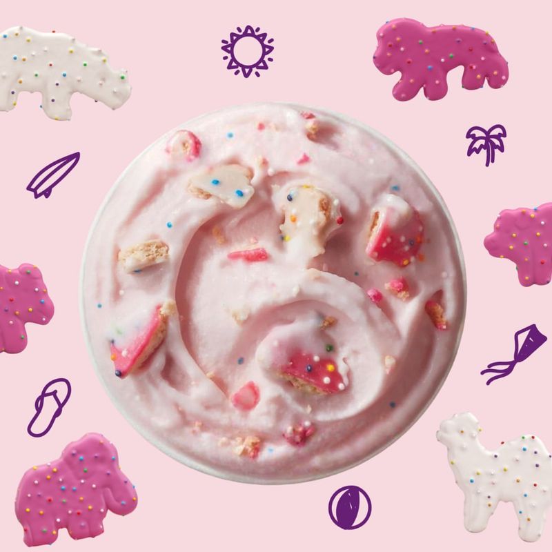 Frosted Animal Cookie Blizzard