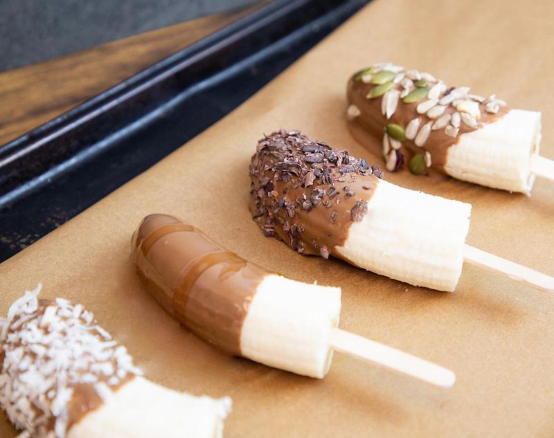 Frozen Banana Pops