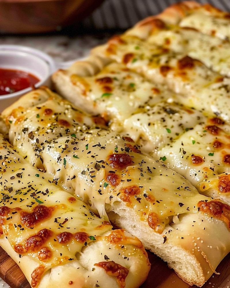 Garlic Bread Pizza Sticks