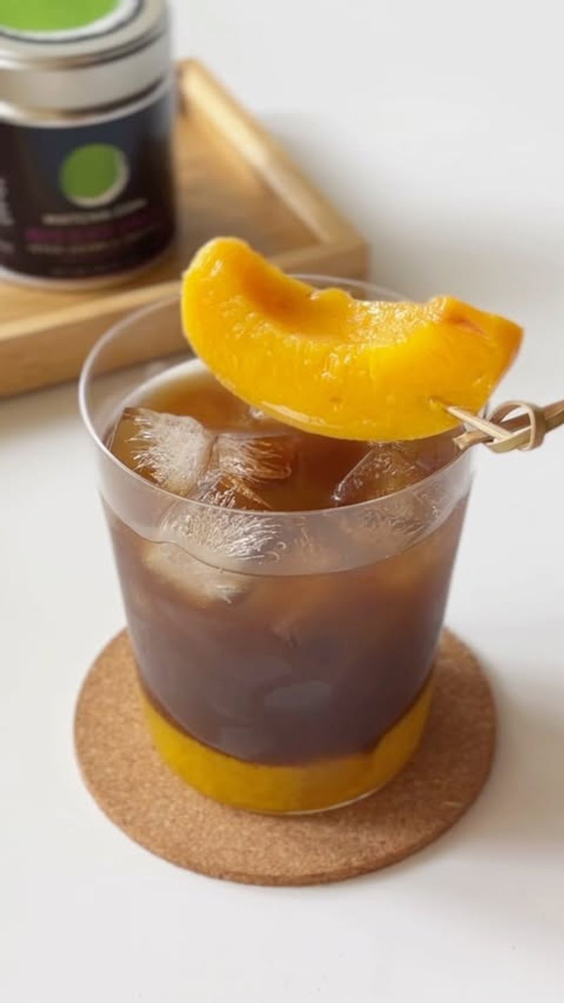 Ginger Peach Iced Tea