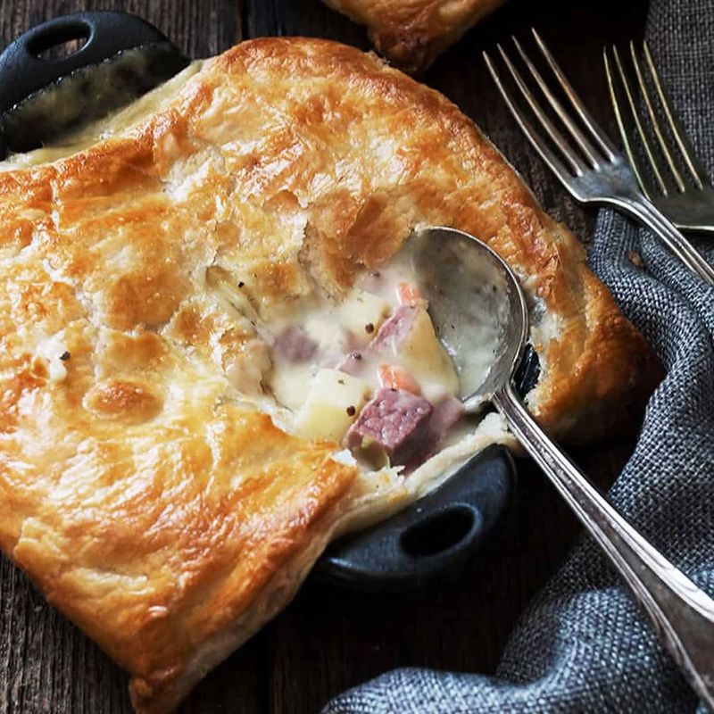 Corned Beef & Cabbage Pot Pie