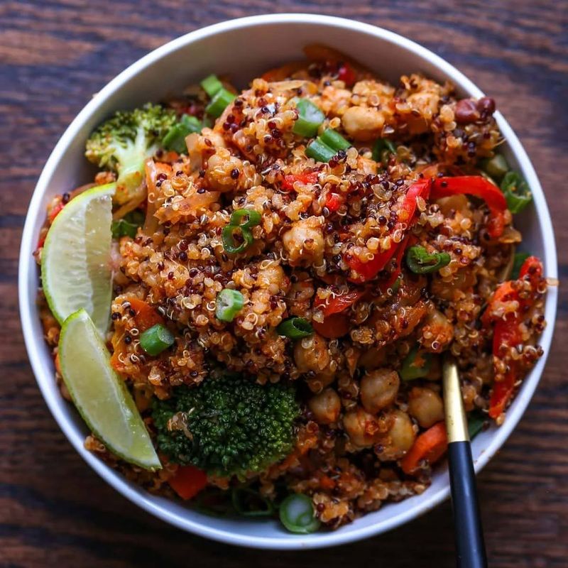 Herb-Crusted Chicken and Quinoa Casserole