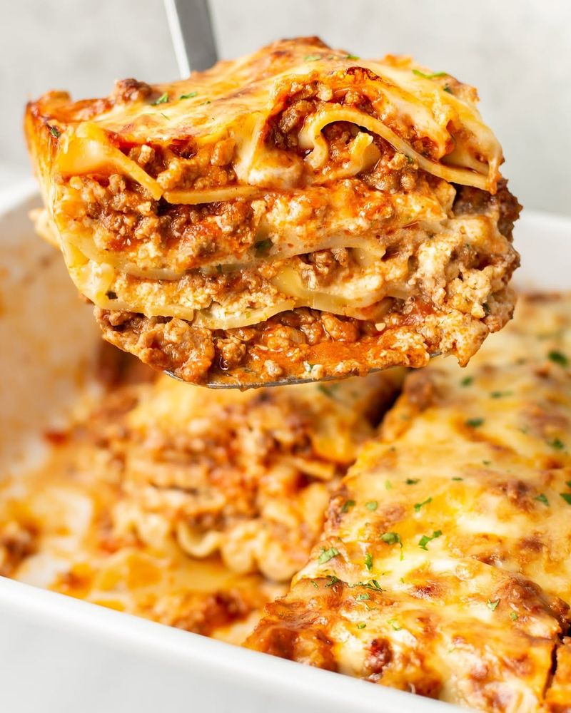 Lasagna with Meat Sauce