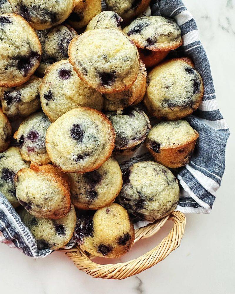 Lemon Blueberry Muffin Bites