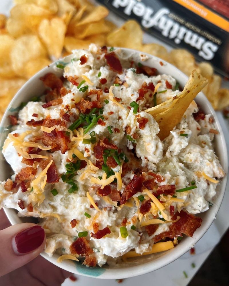 Loaded Baked Potato Cream Cheese Dip