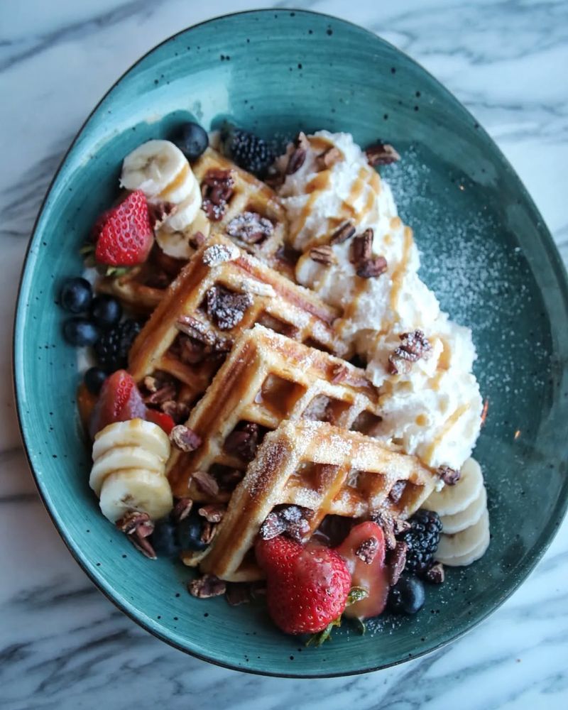 Maple Pecan Waffles