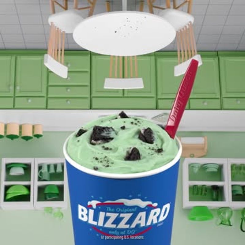 Mint Oreo Blizzard