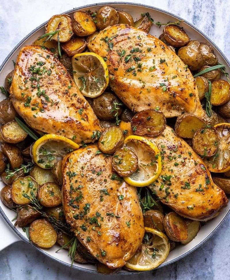 One-Pan Lemon Herb Chicken