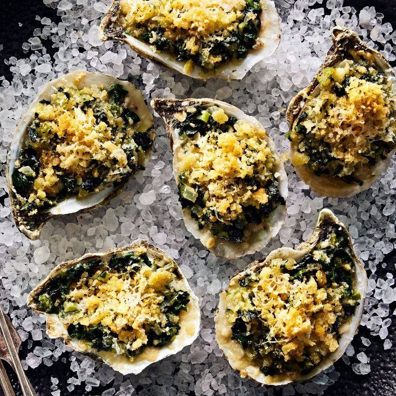 Oysters Rockefeller