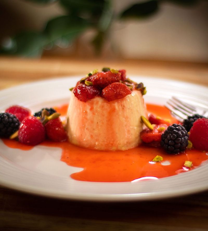 Panna Cotta with Berries