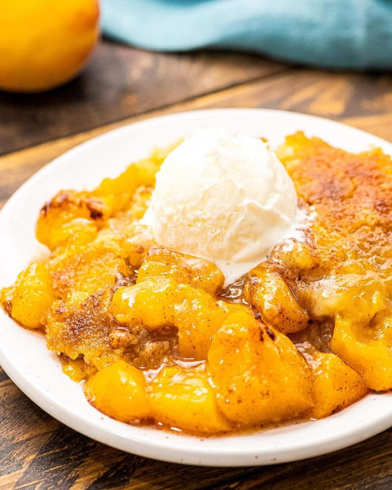 Peach Cobbler Dump Cake