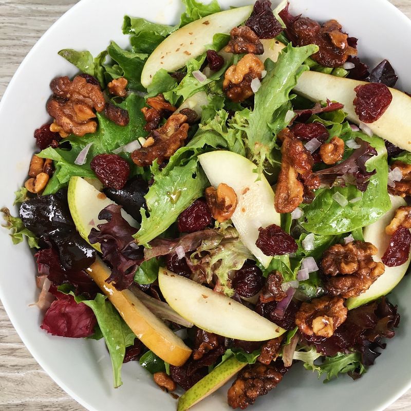 Pear and Walnut Salad