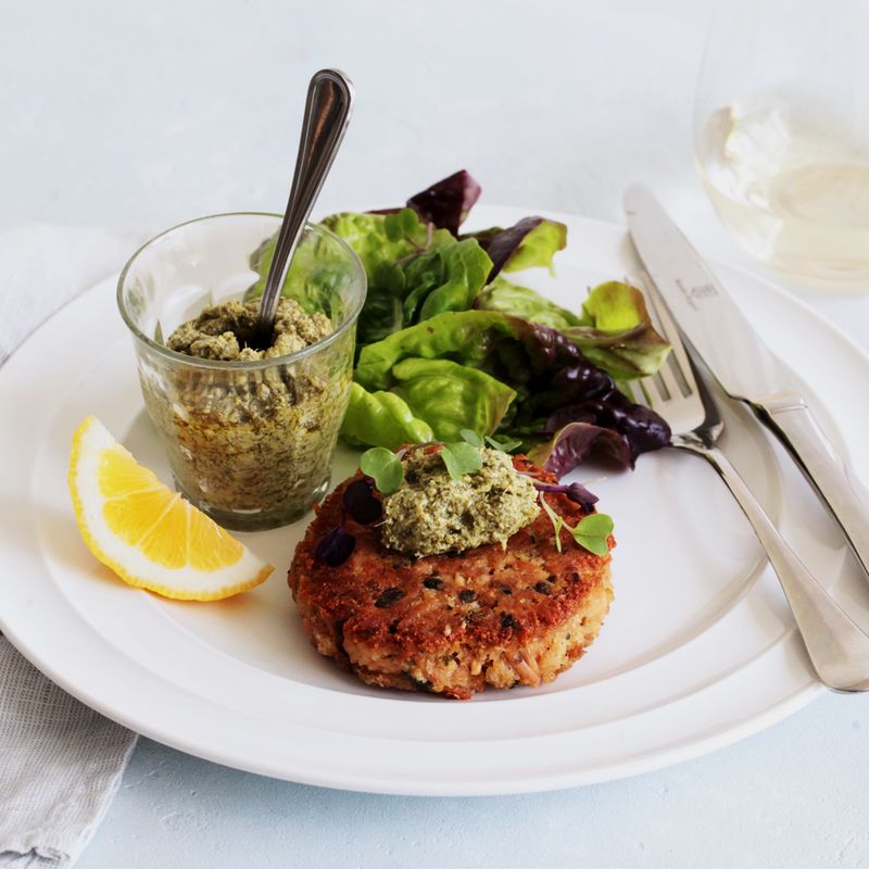 Pesto Fish Cakes