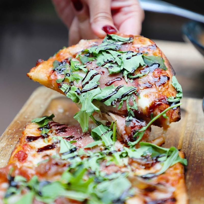 Prosciutto & Arugula Flatbread Bites