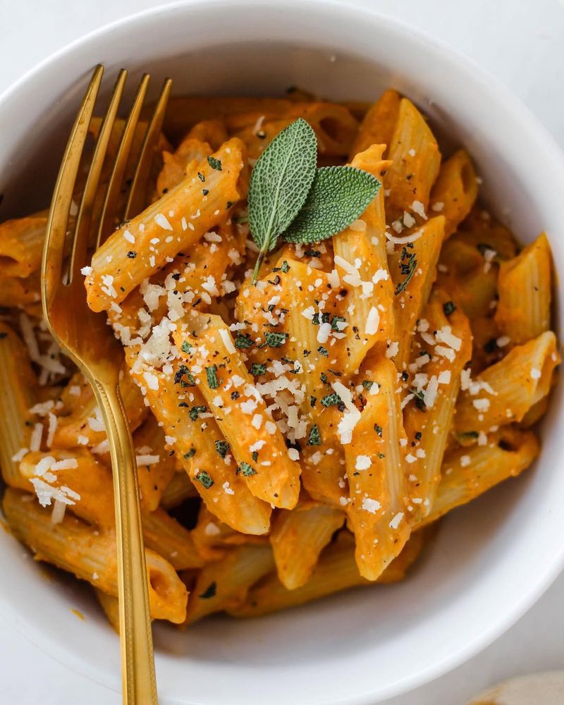 Pumpkin and Sage Pasta