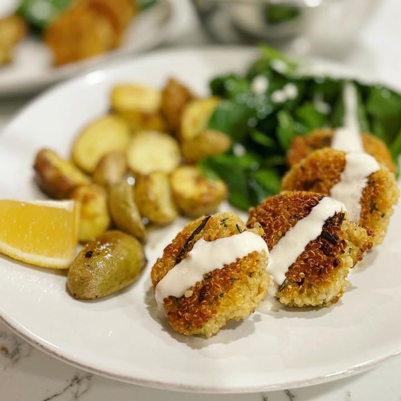 Quinoa Fish Cakes