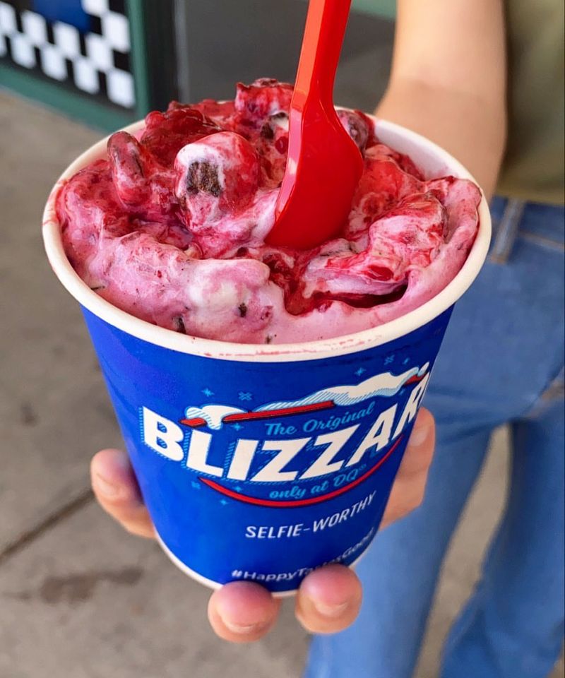 Raspberry Fudge Bliss Blizzard