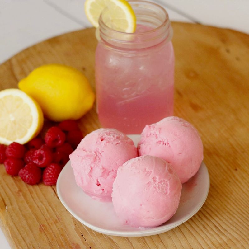 Raspberry Lemon Sorbet