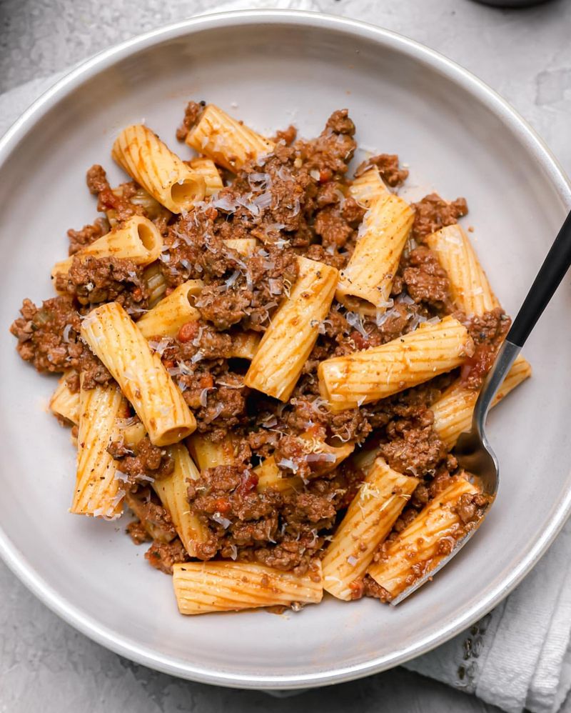 Rigatoni Bolognese