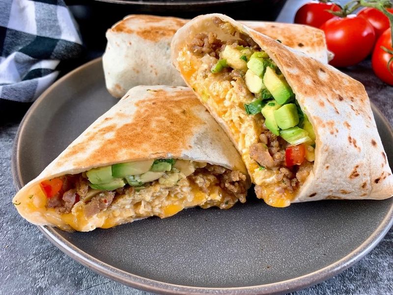 Savory Breakfast Burritos