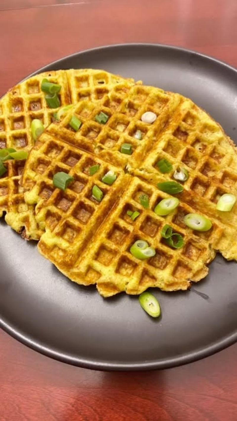 Savory Herb & Cheese Waffles