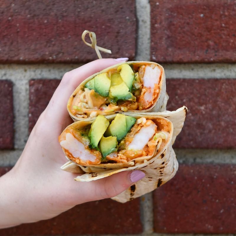 Shrimp and Avocado Wrap