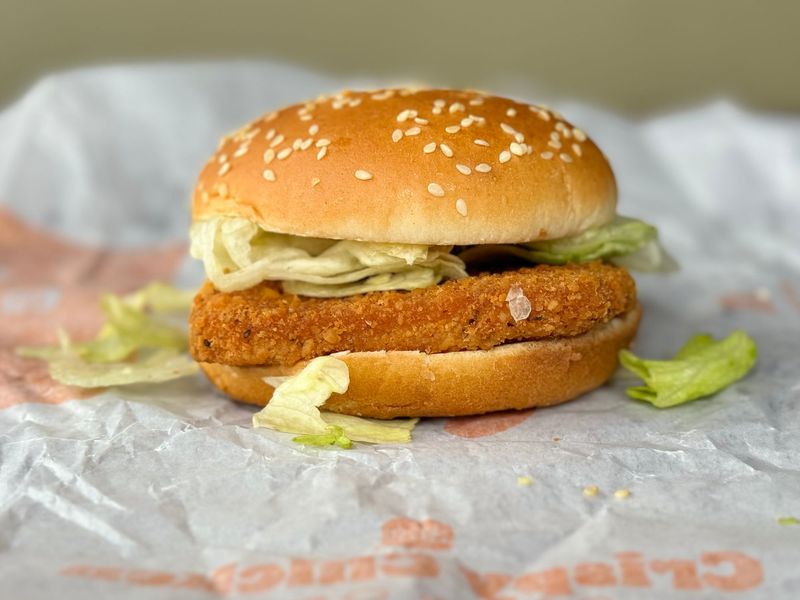 Spicy Chicken Jr. (No Mayo, Extra Lettuce)