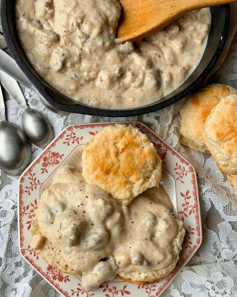 Southern Biscuits and Gravy