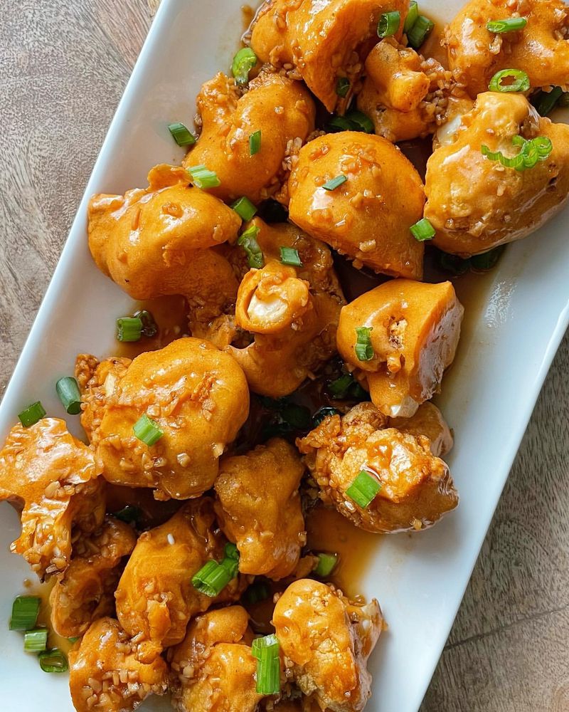 Spicy Air Fryer Cauliflower Bites