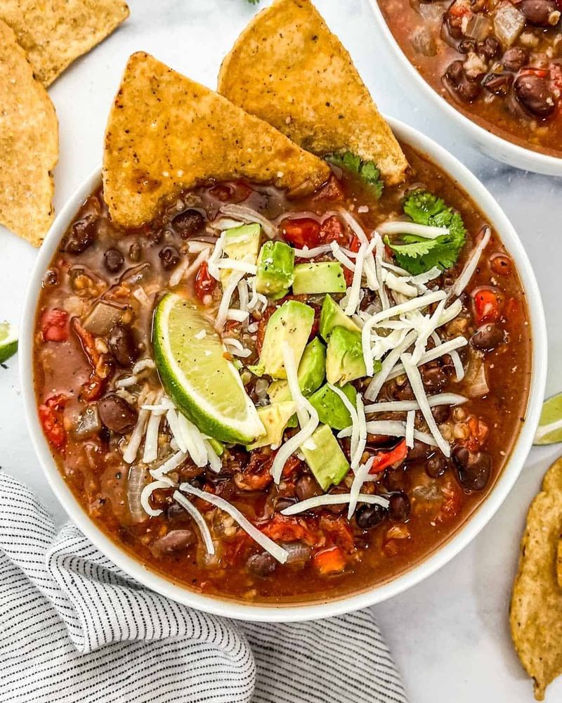 Spicy Black Bean Soup