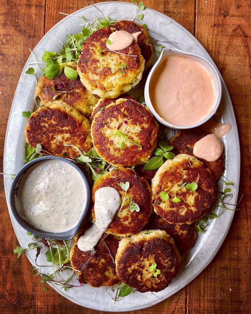 Spicy Sriracha Fish Cakes