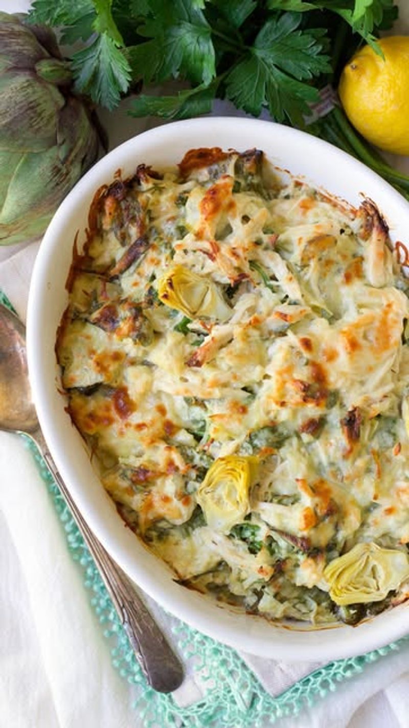 Spinach and Artichoke Casserole